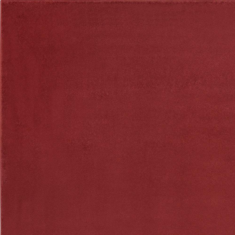 4' X 6' Brick Red Stain Resistant Indoor Outdoor Area Rug - Homeroots - Flyclothing LLC