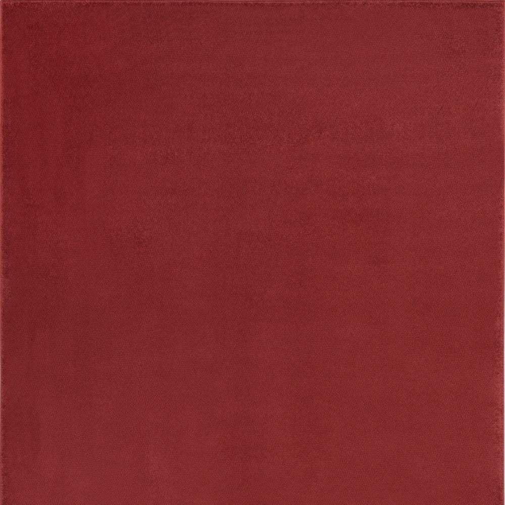 5' X 7' Brick Red Stain Resistant Indoor Outdoor Area Rug - Homeroots - Flyclothing LLC