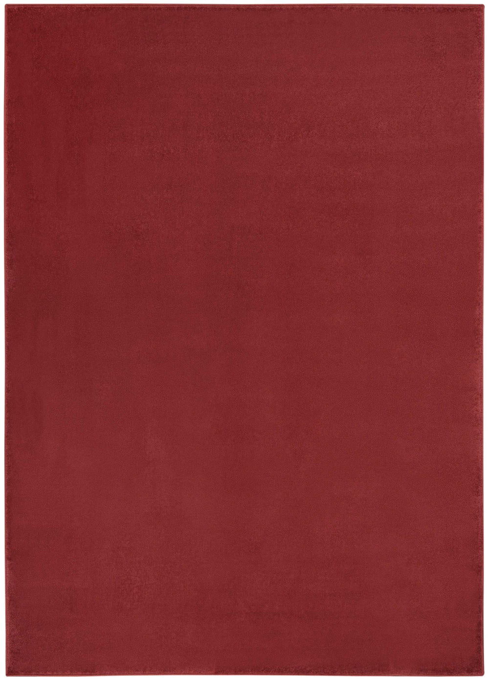 5' X 7' Brick Red Stain Resistant Indoor Outdoor Area Rug - Homeroots - Flyclothing LLC