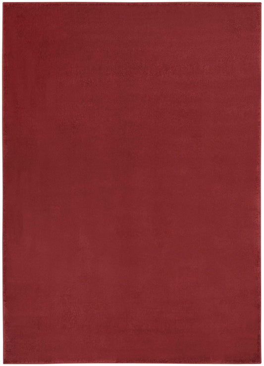 5' X 7' Brick Red Stain Resistant Indoor Outdoor Area Rug - Homeroots - Flyclothing LLC