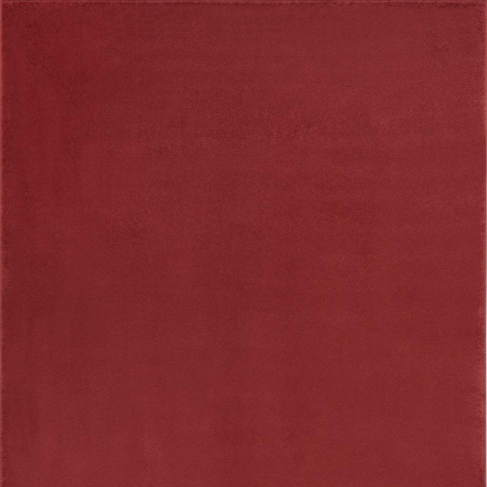 5' X 7' Brick Red Stain Resistant Indoor Outdoor Area Rug - Homeroots - Flyclothing LLC