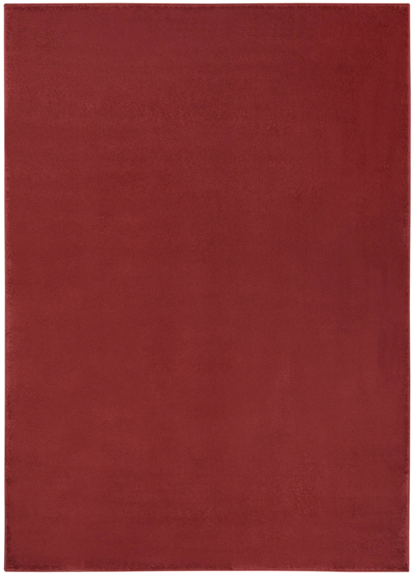 6' X 9' Brick Red Stain Resistant Indoor Outdoor Area Rug - Homeroots - Flyclothing LLC