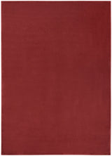 6' X 9' Brick Red Stain Resistant Indoor Outdoor Area Rug - Homeroots - Flyclothing LLC
