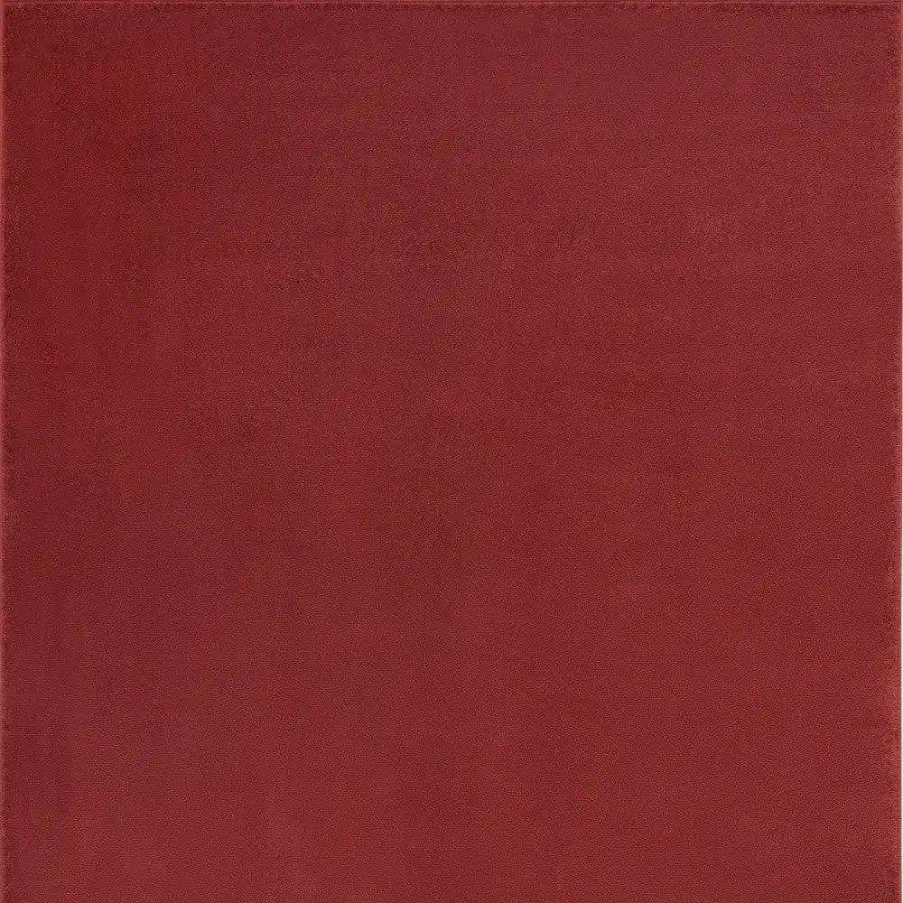 6' X 9' Brick Red Stain Resistant Indoor Outdoor Area Rug - Homeroots - Flyclothing LLC