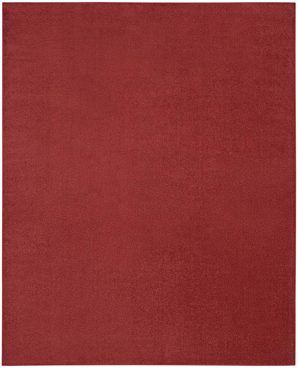 7' X 10' Brick Red Stain Resistant Indoor Outdoor Area Rug - Homeroots - Flyclothing LLC