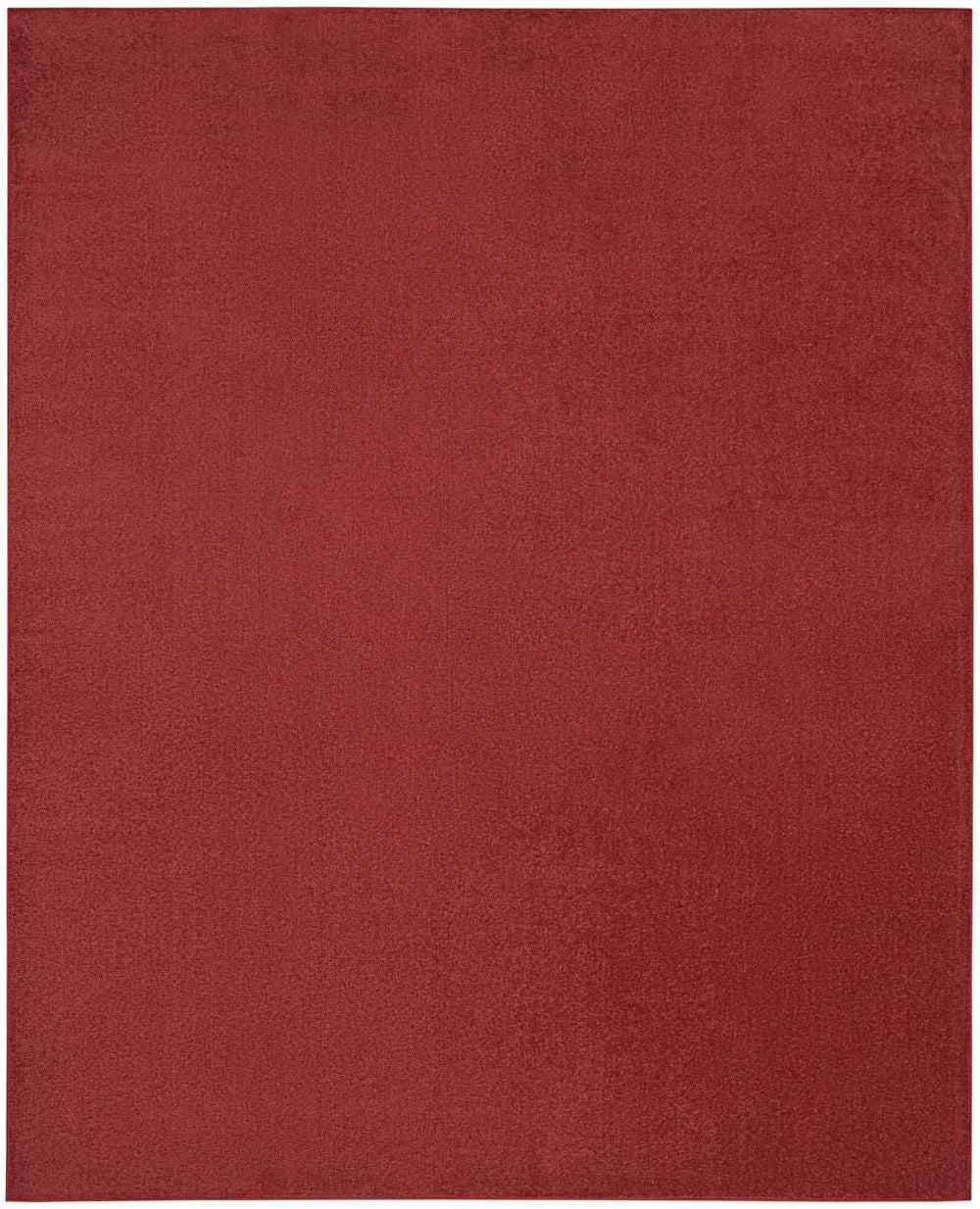 7' X 10' Brick Red Stain Resistant Indoor Outdoor Area Rug - Homeroots - Flyclothing LLC