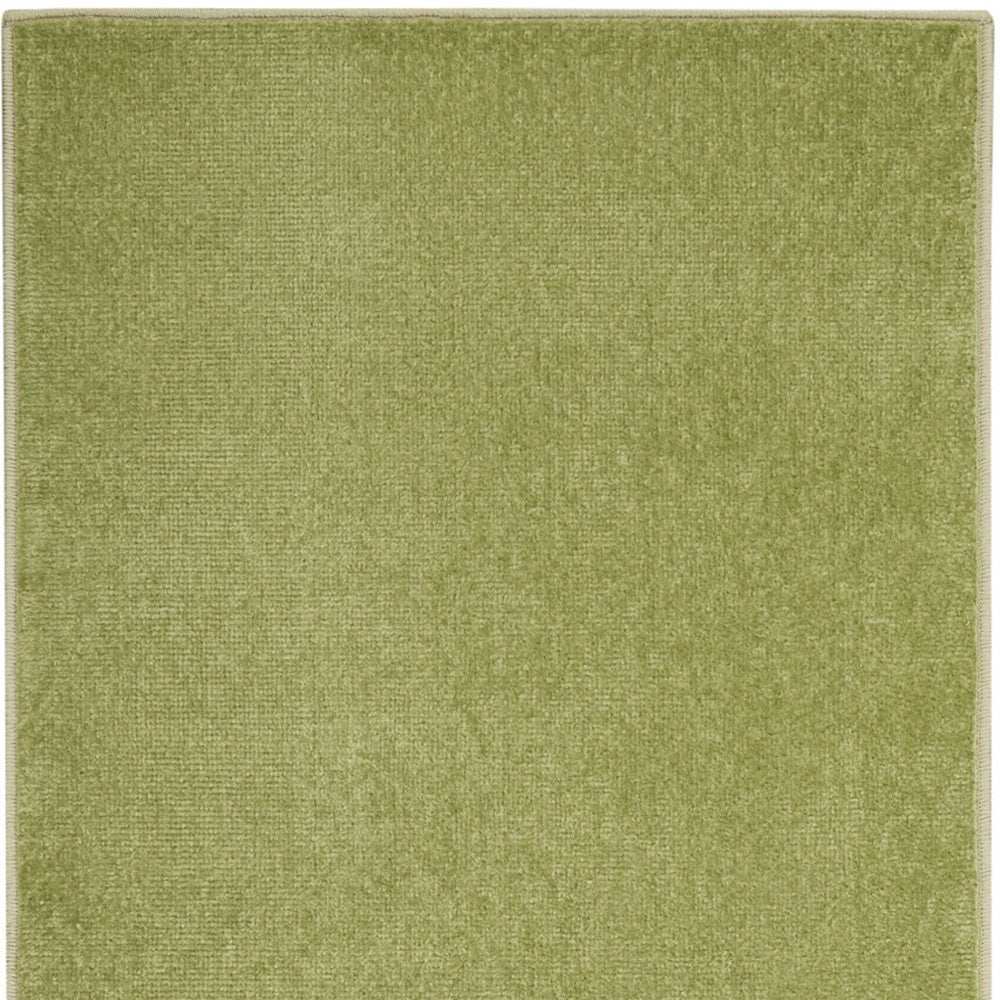2' X 10' Green Non Skid Indoor Outdoor Runner Rug - Homeroots - Flyclothing LLC