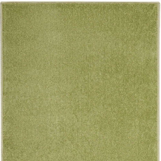 2' X 10' Green Non Skid Indoor Outdoor Runner Rug - Homeroots - Flyclothing LLC