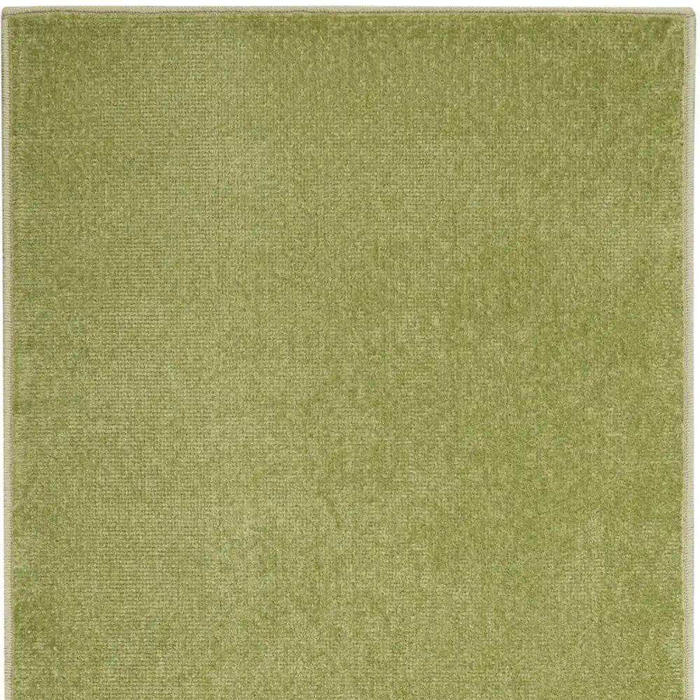 2' X 8' Green Non Skid Indoor Outdoor Runner Rug - Homeroots - Flyclothing LLC