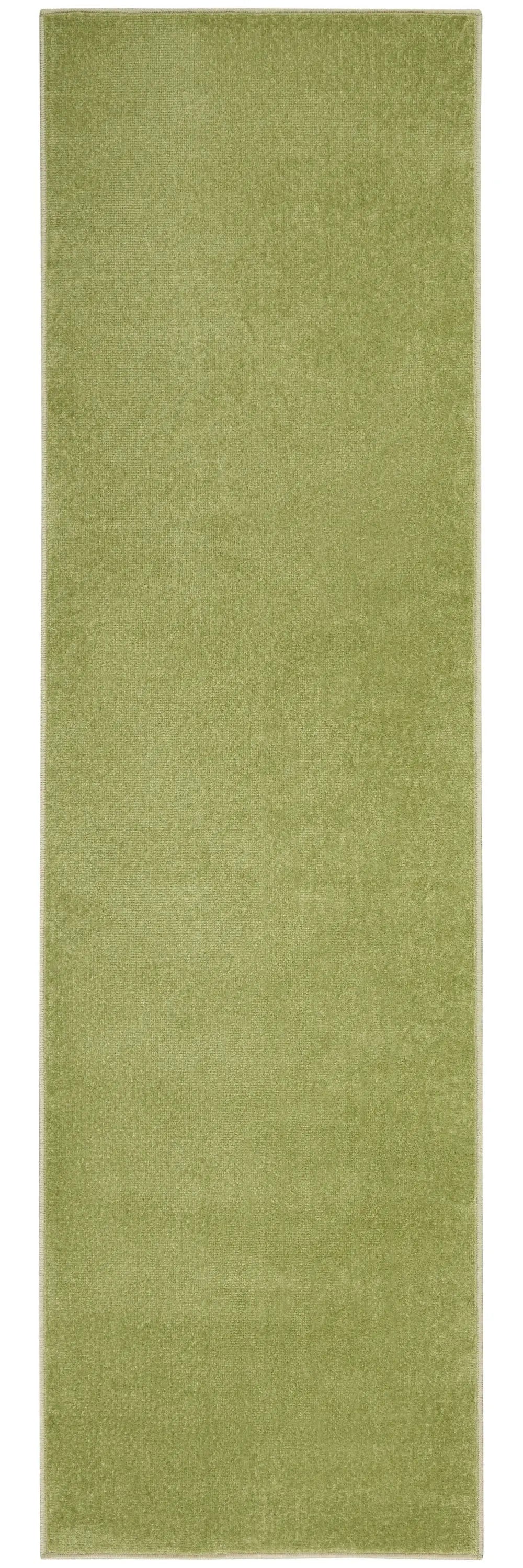 2' X 8' Green Non Skid Indoor Outdoor Runner Rug - Homeroots - Flyclothing LLC