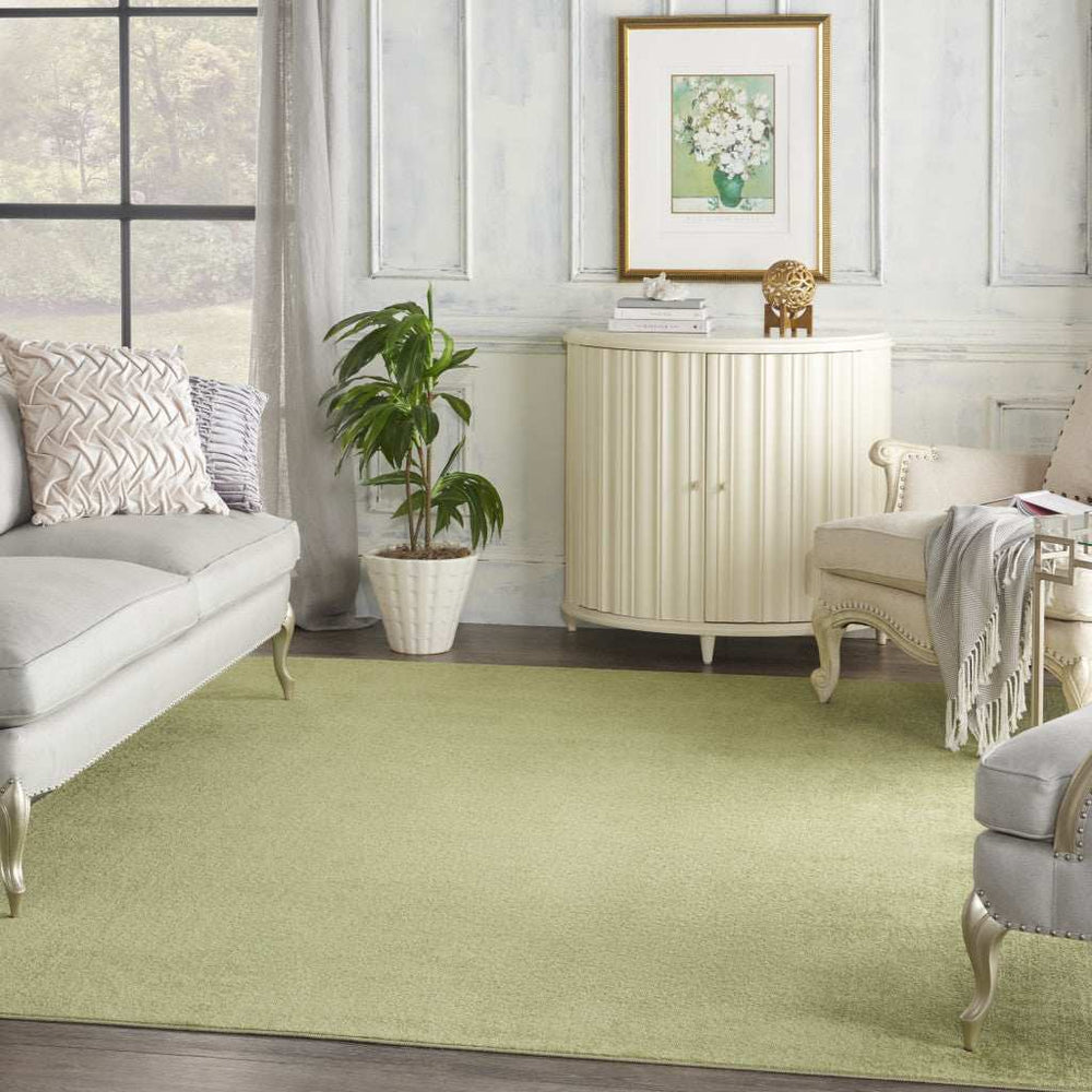 7' X 10' Green Non Skid Indoor Outdoor Area Rug - Homeroots - Flyclothing LLC