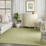 7' X 10' Green Non Skid Indoor Outdoor Area Rug - Homeroots - Flyclothing LLC