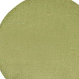 8' X 8' Green Round Non Skid Indoor Outdoor Area Rug - Homeroots