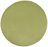 8' X 8' Green Round Non Skid Indoor Outdoor Area Rug - Homeroots