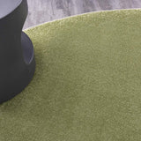 8' X 8' Green Round Non Skid Indoor Outdoor Area Rug - Homeroots - Flyclothing LLC