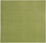 9' X 9' Green Square Non Skid Indoor Outdoor Area Rug - Homeroots - Flyclothing LLC