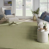 9' X 12' Green Non Skid Indoor Outdoor Area Rug - Homeroots - Flyclothing LLC