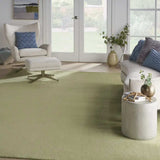 9' X 12' Green Non Skid Indoor Outdoor Area Rug - Homeroots - Flyclothing LLC
