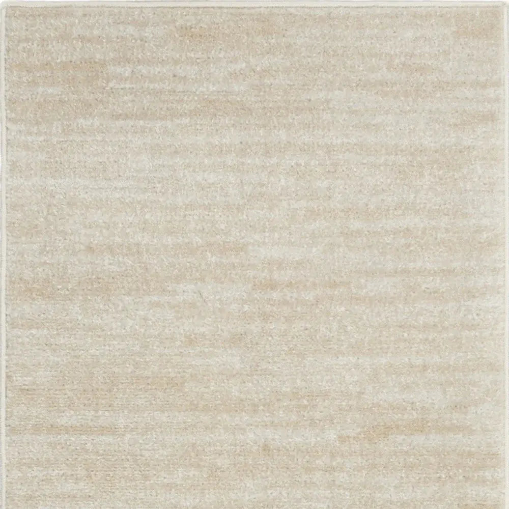 2' X 6' Ivory And Beige Non Skid Indoor Outdoor Runner Rug - Homeroots - Flyclothing LLC