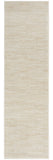 2' X 10' Ivory And Beige Non Skid Indoor Outdoor Runner Rug - Homeroots
