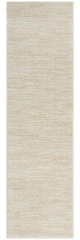 2' X 8' Ivory And Beige Non Skid Indoor Outdoor Runner Rug - Homeroots - Flyclothing LLC