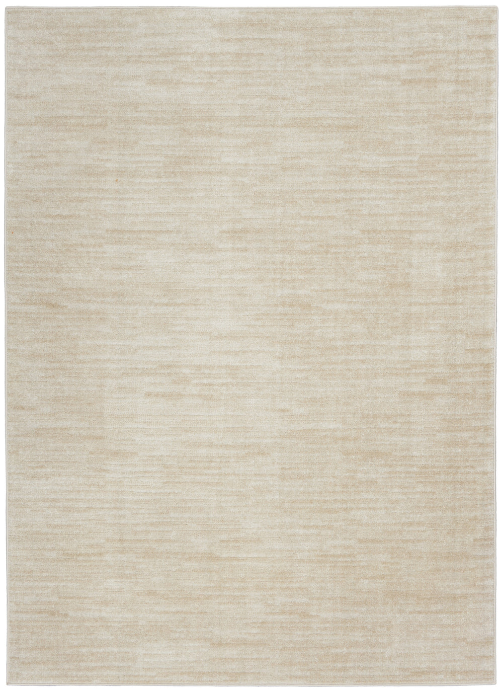 6' X 9' Ivory And Beige Non Skid Indoor Outdoor Area Rug