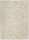 6' X 9' Ivory And Beige Non Skid Indoor Outdoor Area Rug