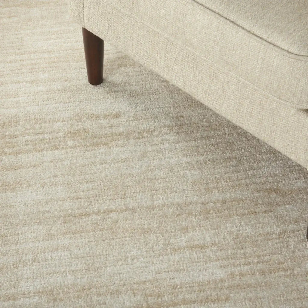 6' X 9' Ivory And Beige Non Skid Indoor Outdoor Area Rug - Homeroots - Flyclothing LLC