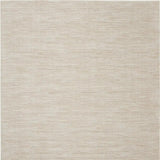 7' X 7' Ivory And Beige Square Non Skid Indoor Outdoor Area Rug - Homeroots