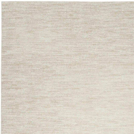 8' X 10' Ivory And Beige Non Skid Indoor Outdoor Area Rug - Homeroots - Flyclothing LLC