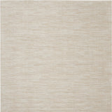 9' X 9' Ivory And Beige Square Non Skid Indoor Outdoor Area Rug - Homeroots
