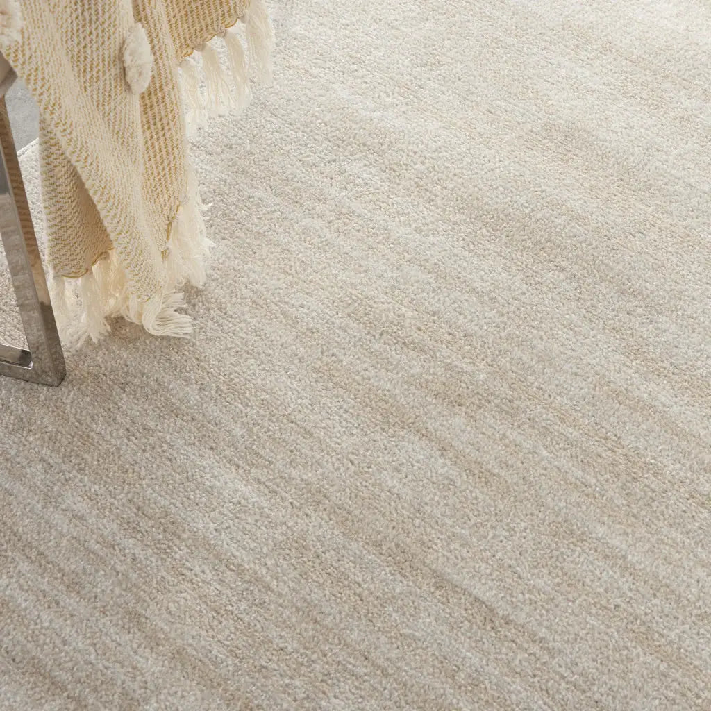 9' X 9' Ivory And Beige Square Non Skid Indoor Outdoor Area Rug - Homeroots - Flyclothing LLC