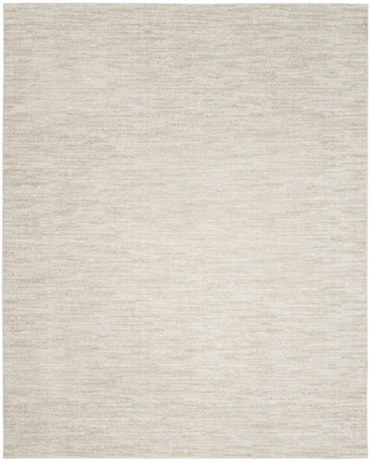 9' X 12' Ivory And Beige Non Skid Indoor Outdoor Area Rug - Homeroots - Flyclothing LLC