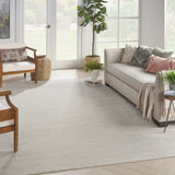 9' X 12' Ivory And Beige Non Skid Indoor Outdoor Area Rug - Homeroots - Flyclothing LLC