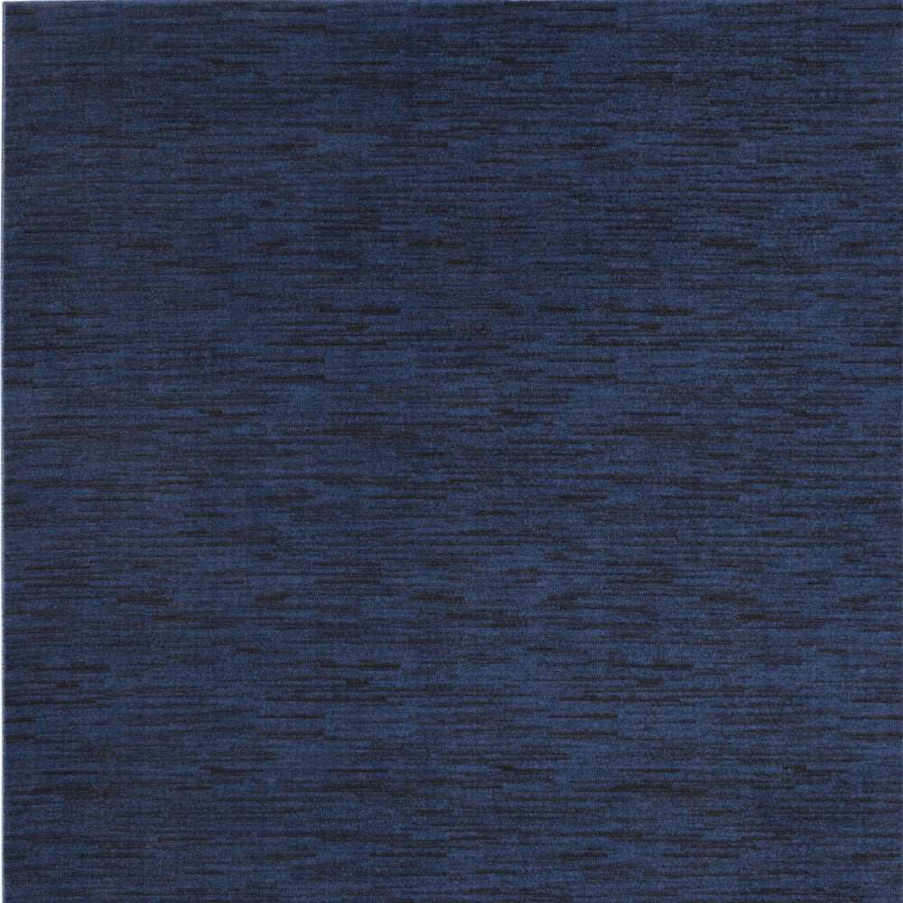 10' X 14' Midnight Blue Stain Resistant Indoor Outdoor Area Rug - Homeroots - Flyclothing LLC