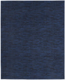 10' X 14' Midnight Blue Stain Resistant Indoor Outdoor Area Rug - Homeroots