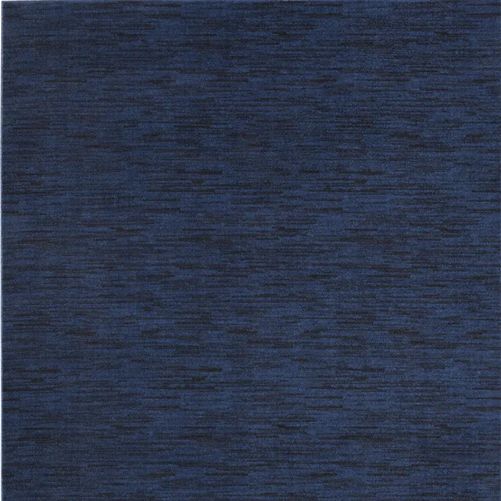 10' X 14' Midnight Blue Stain Resistant Indoor Outdoor Area Rug - Homeroots - Flyclothing LLC