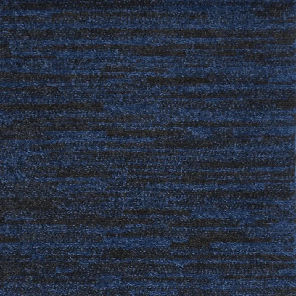 6' Midnight Blue Stain Resistant Indoor Outdoor Runner Rug - Homeroots - Flyclothing LLC