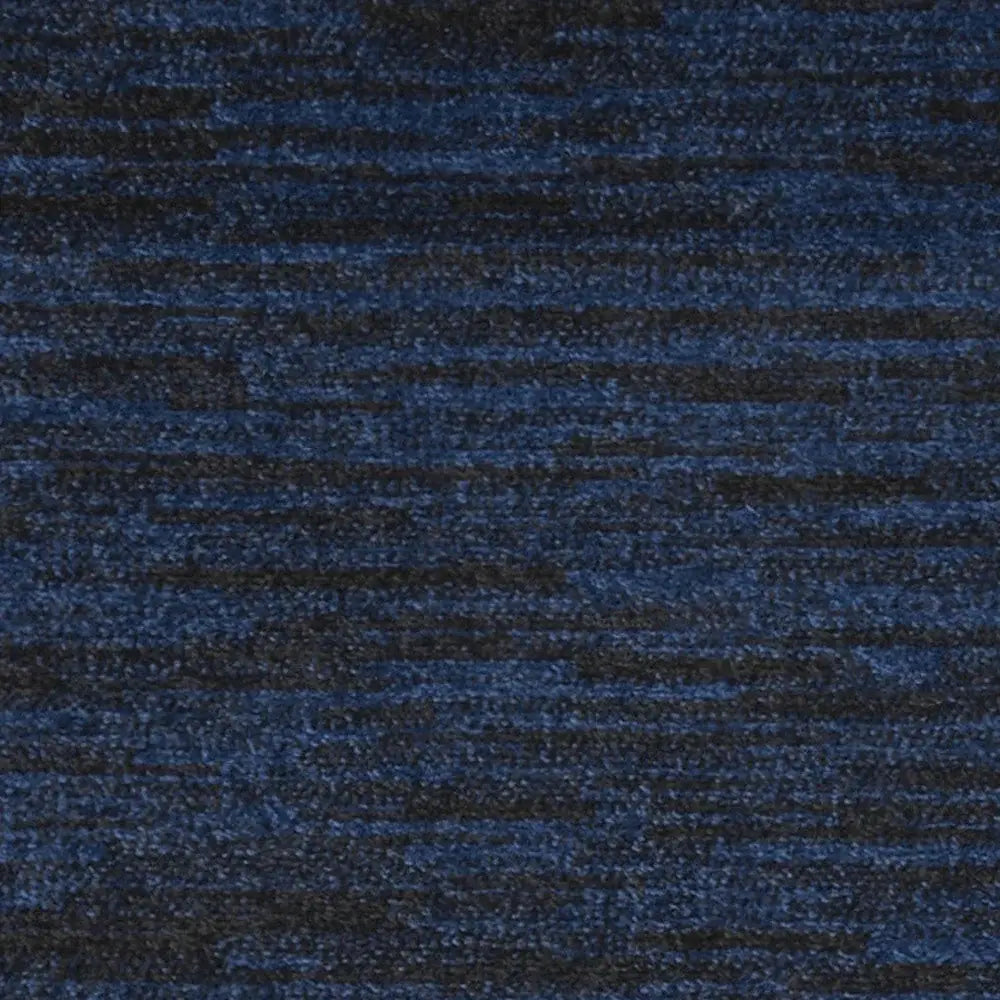 6' Midnight Blue Stain Resistant Indoor Outdoor Runner Rug - Homeroots - Flyclothing LLC