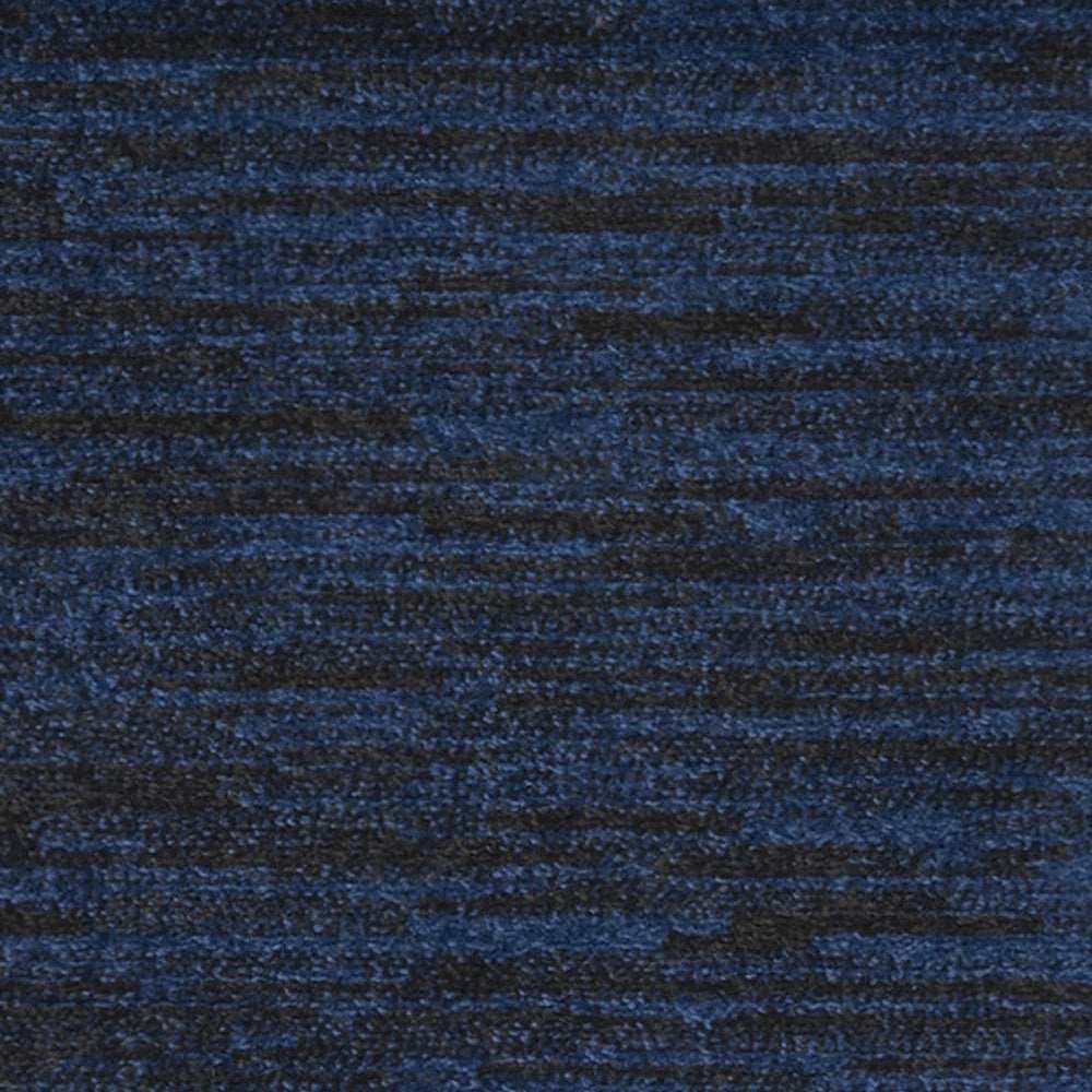 10' Midnight Blue Indoor Outdoor Runner Rug - Homeroots - Flyclothing LLC
