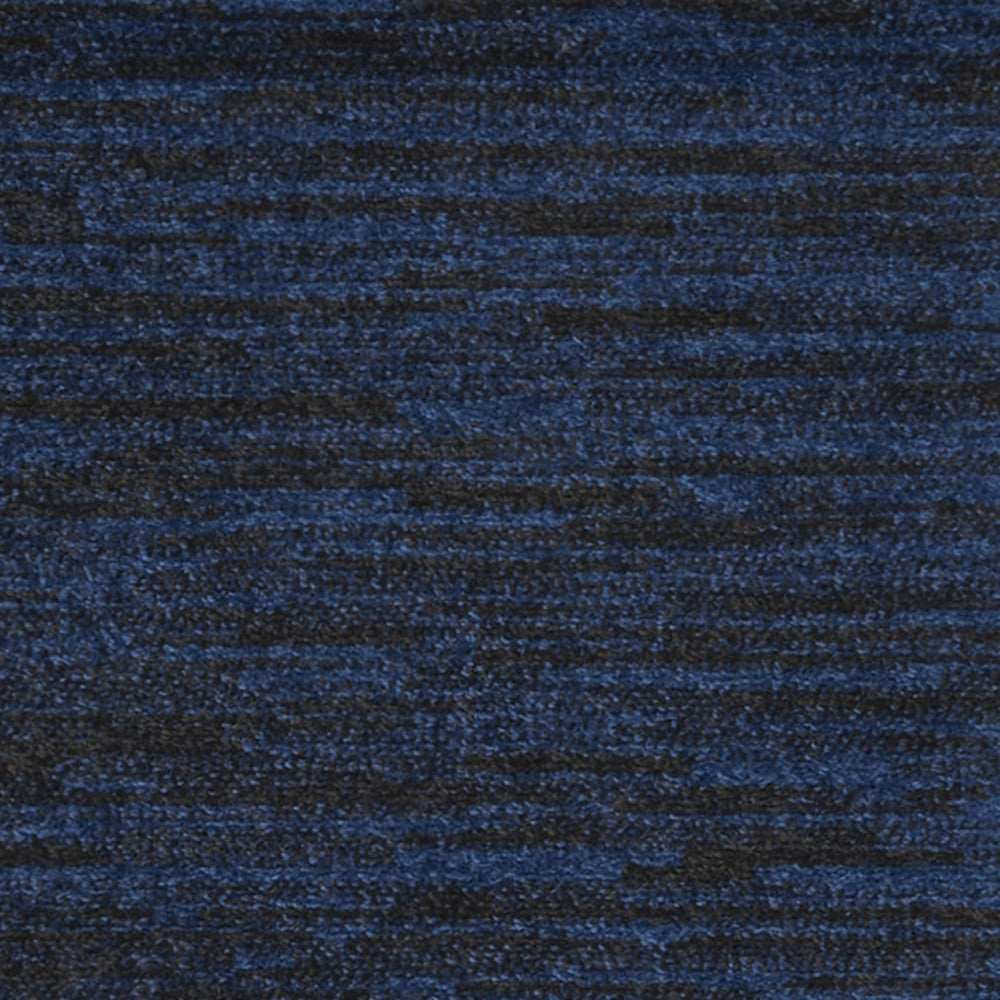 8' Midnight Blue Indoor Outdoor Runner Rug - Homeroots - Flyclothing LLC