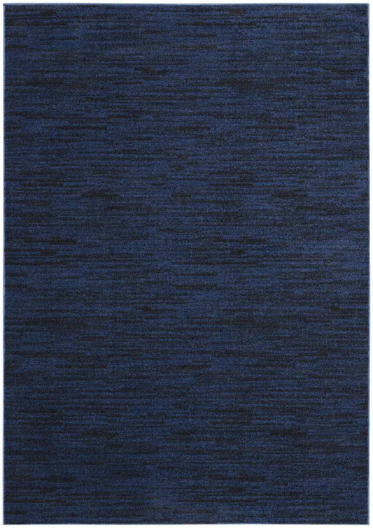 4' X 6' Midnight Blue Stain Resistant Indoor Outdoor Area Rug - Homeroots - Flyclothing LLC