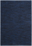 4' X 6' Midnight Blue Stain Resistant Indoor Outdoor Area Rug - Homeroots