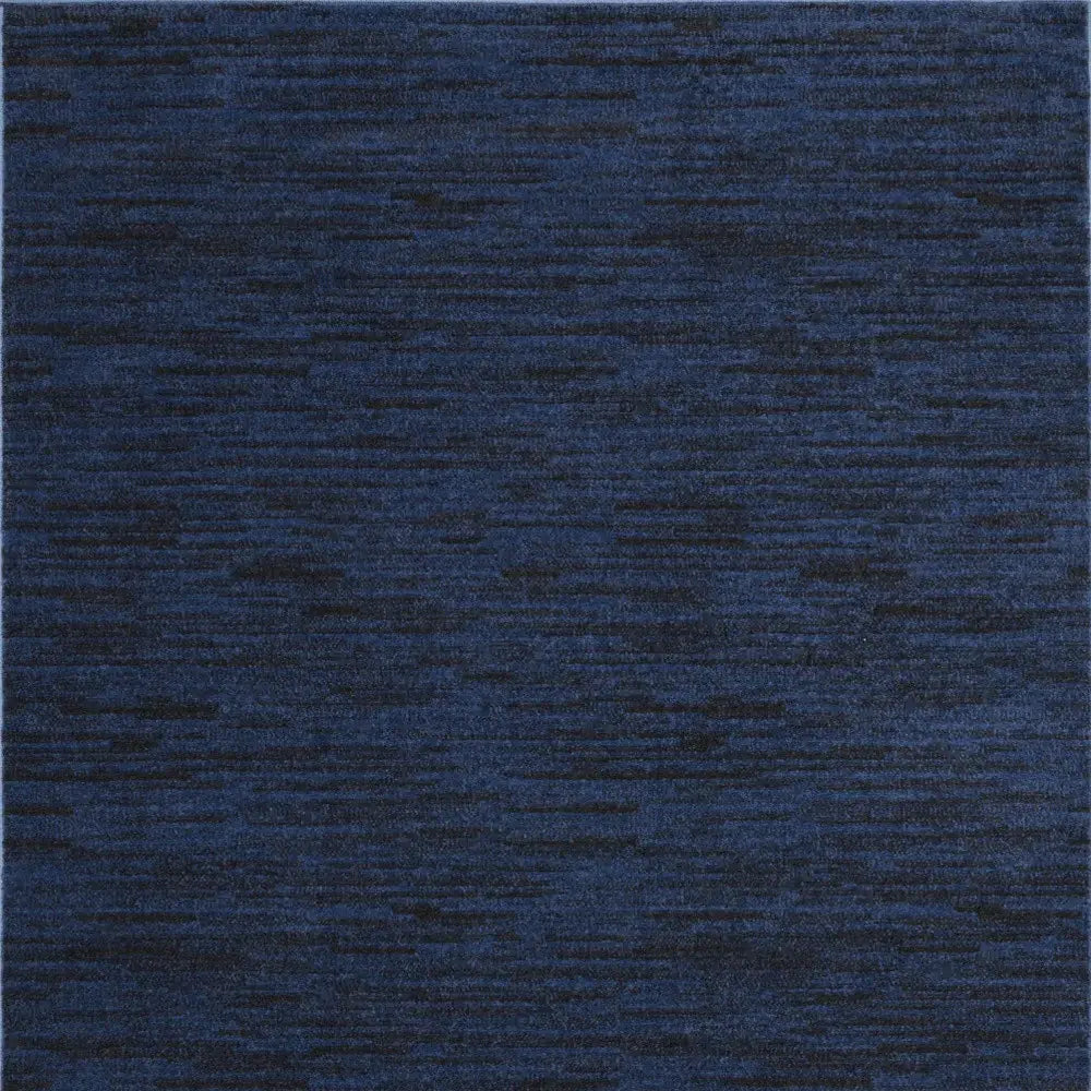 4' X 6' Midnight Blue Stain Resistant Indoor Outdoor Area Rug - Homeroots - Flyclothing LLC