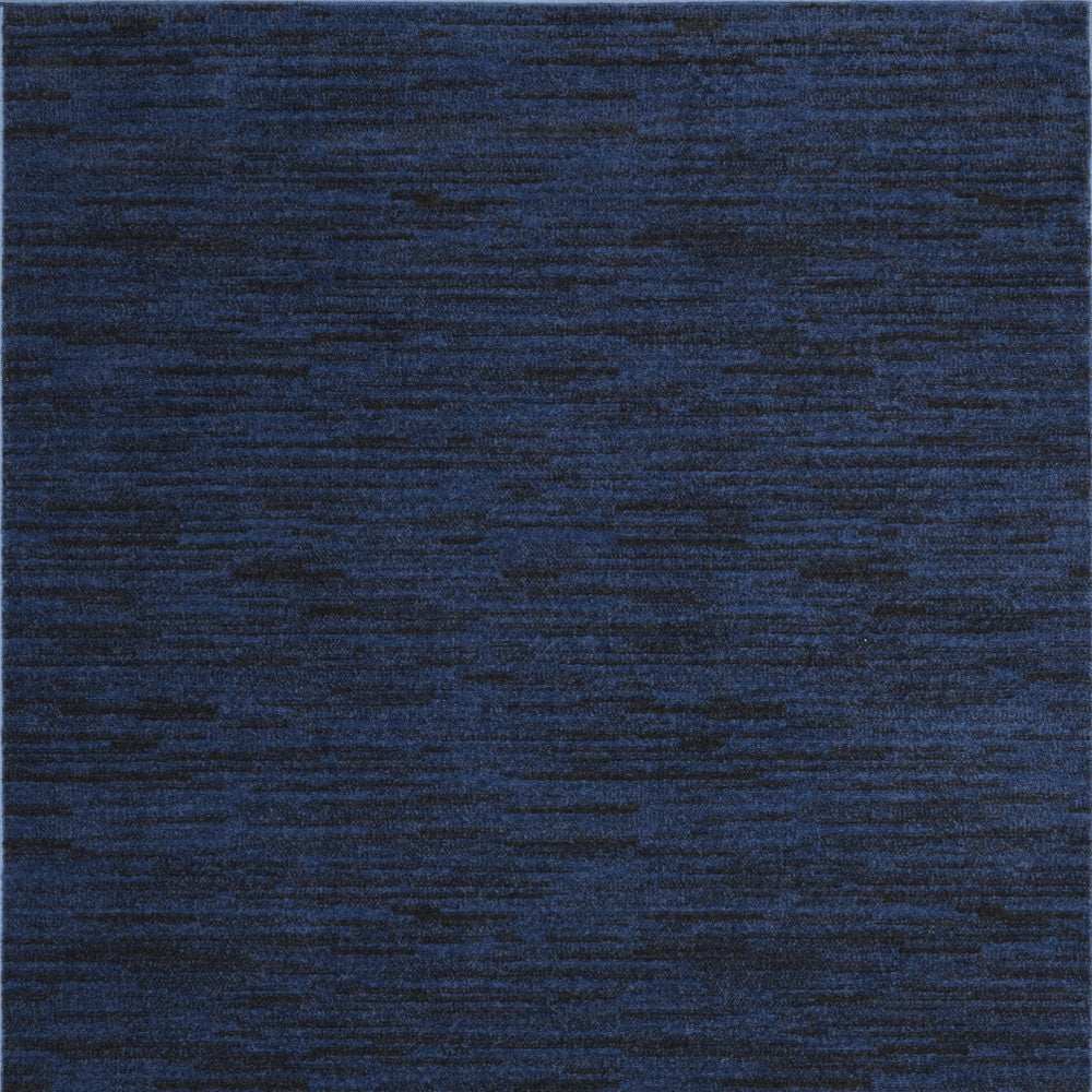 4' X 6' Midnight Blue Stain Resistant Indoor Outdoor Area Rug - Homeroots - Flyclothing LLC