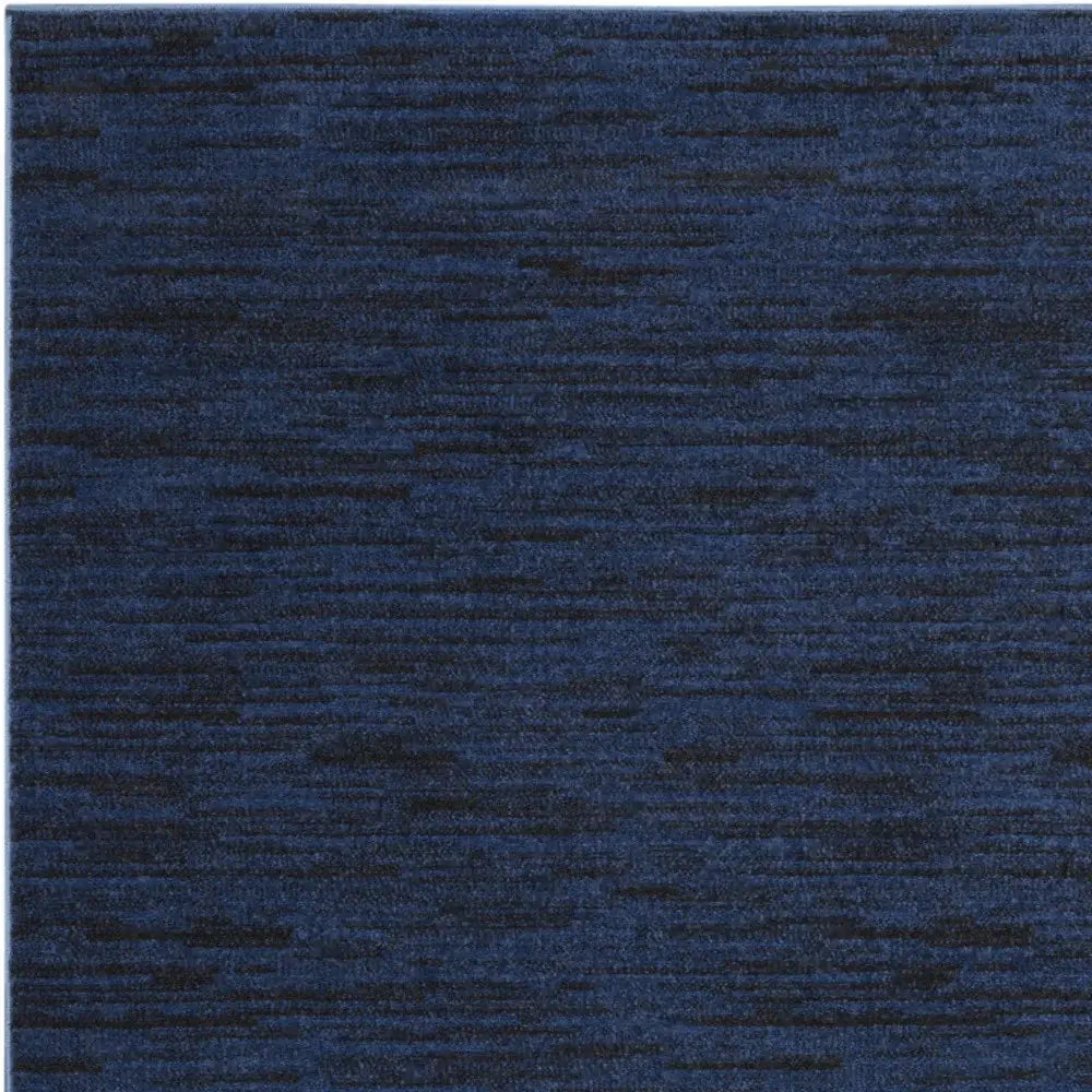 5' X 7' Midnight Blue Stain Resistant Indoor Outdoor Area Rug - Homeroots - Flyclothing LLC