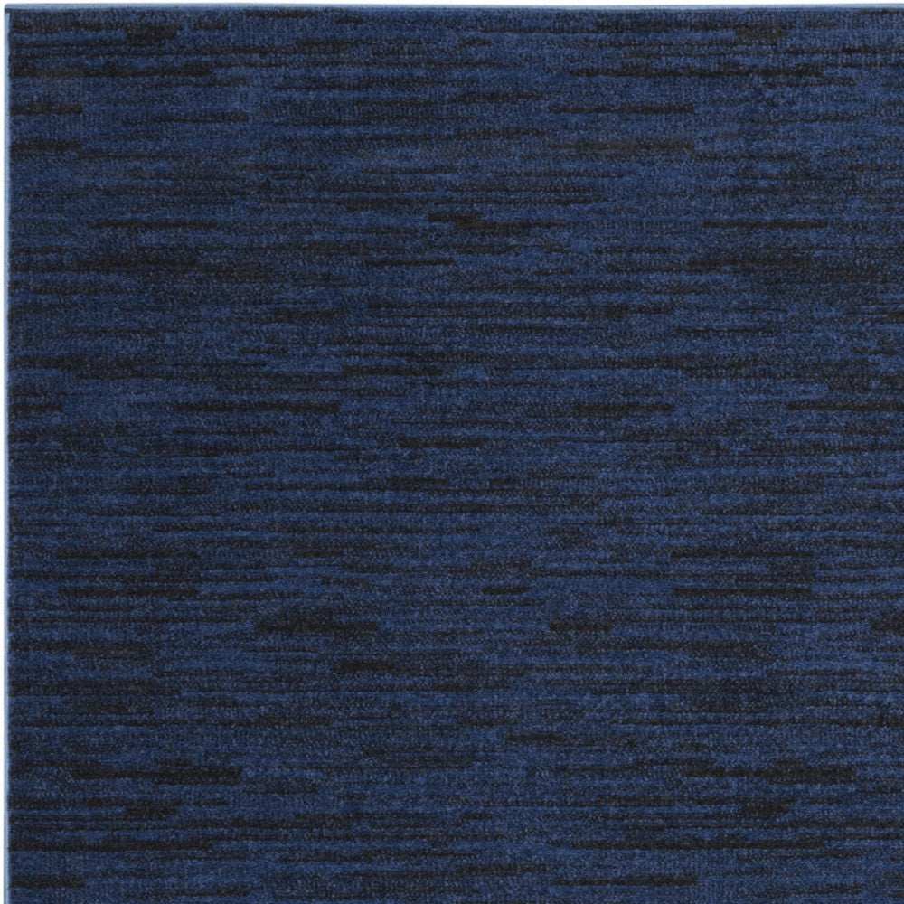 5' X 7' Midnight Blue Stain Resistant Indoor Outdoor Area Rug - Homeroots - Flyclothing LLC