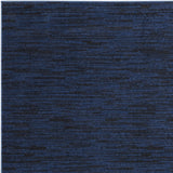 5' X 7' Midnight Blue Stain Resistant Indoor Outdoor Area Rug