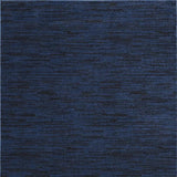 6' X 9' Midnight Blue Indoor Outdoor Area Rug - Homeroots