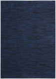 6' X 9' Midnight Blue Indoor Outdoor Area Rug - Homeroots